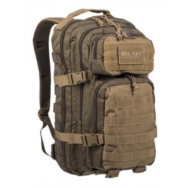 Рюкзак армійський MIL-TEC ASSAULT SMALL 20 л Ranger Green/Coyote (1121-rikb-M) - фото 1