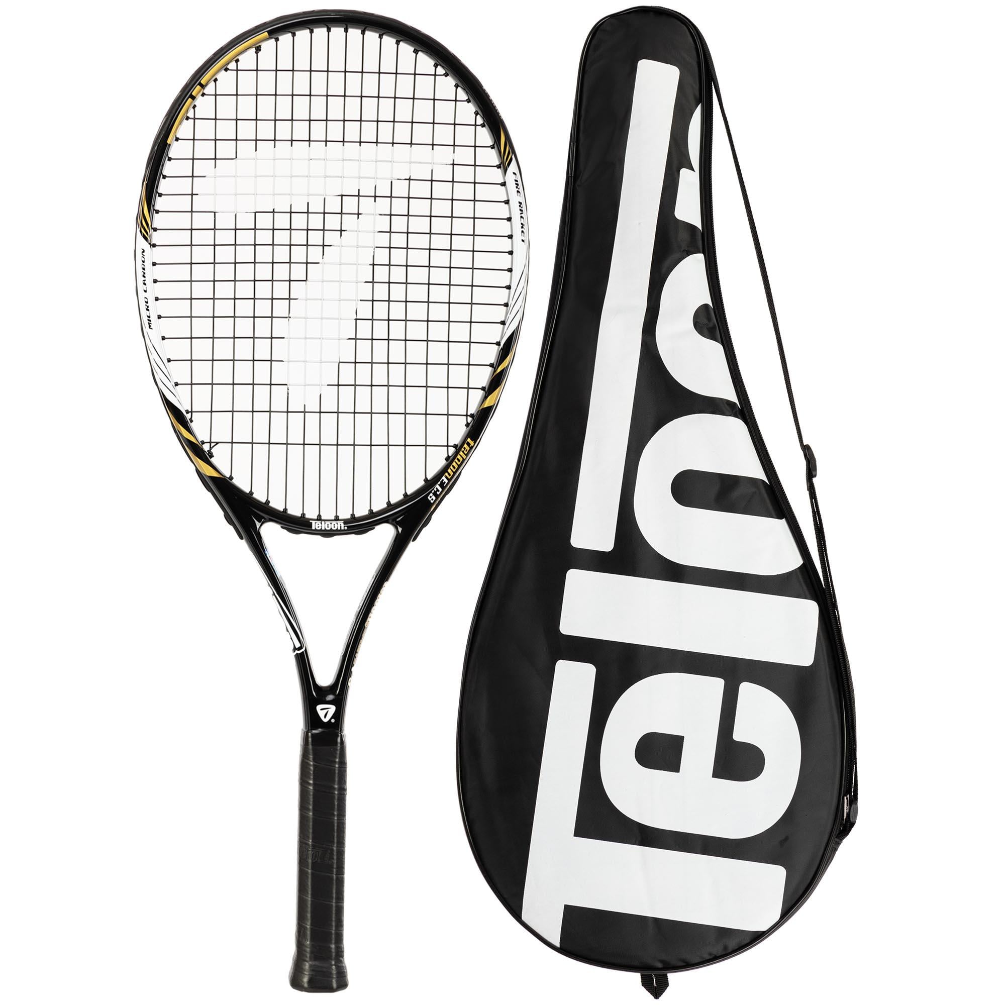 Ракетка для большого тенниса TELOON X-BLADE-V5 алюминий 280 г Черно-золотой (X-BLADE-V5)