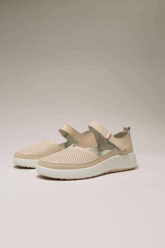 Сандалии женские ALLSY на платформе р. 38 Бежевый (195203) - фото 4