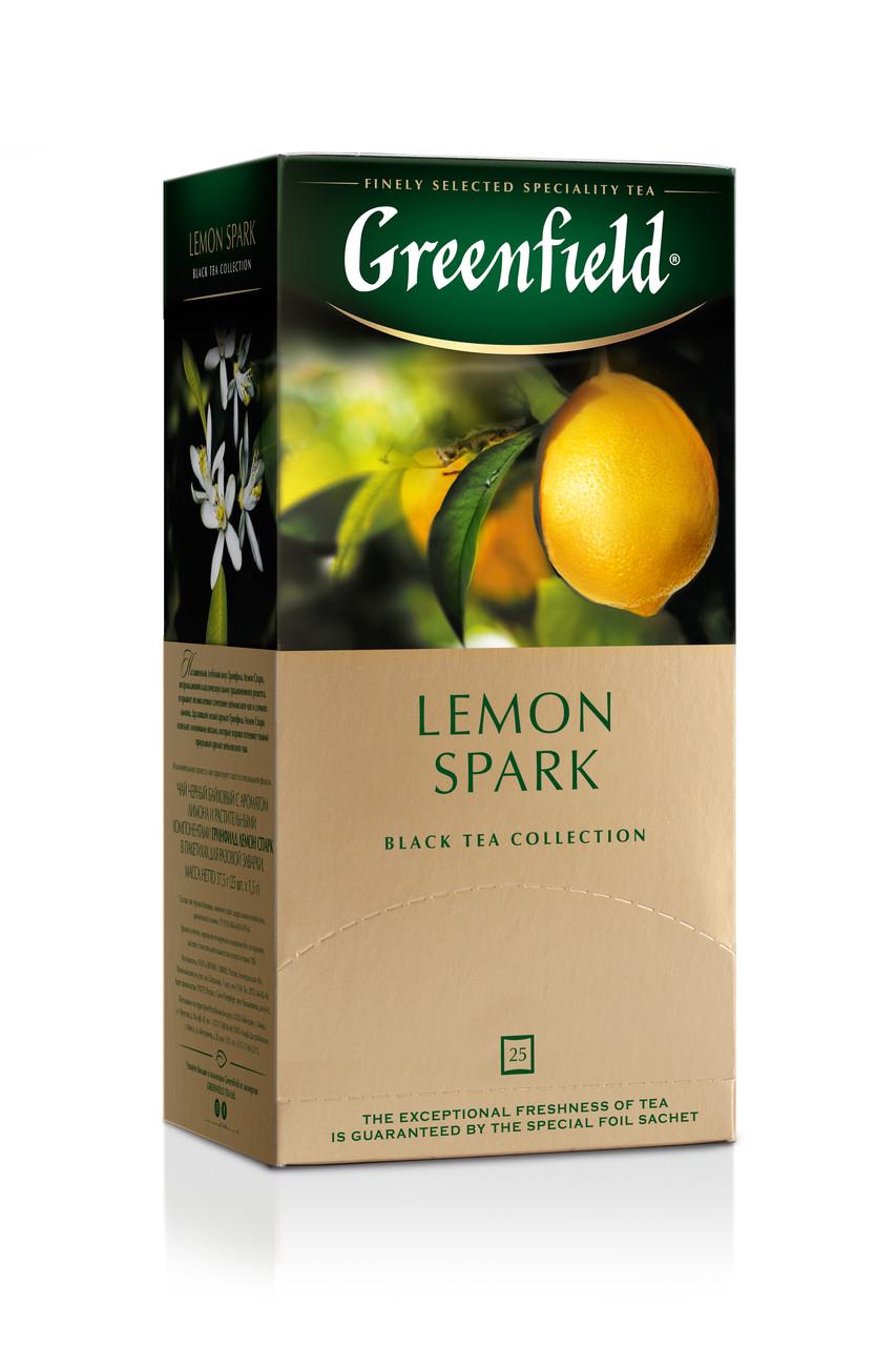 Чай Greenfield Lemon Spark чорний з лимоном 25 пакетиків (2704)