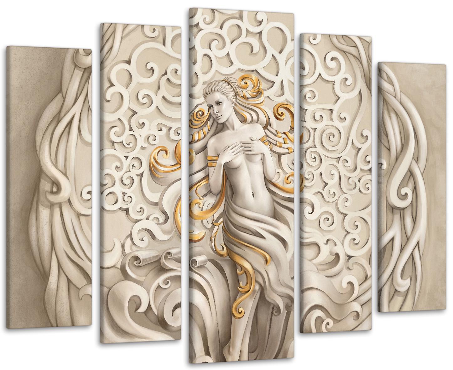Картина модульная Девушка Статуя 90х132 см (Art-378_5)