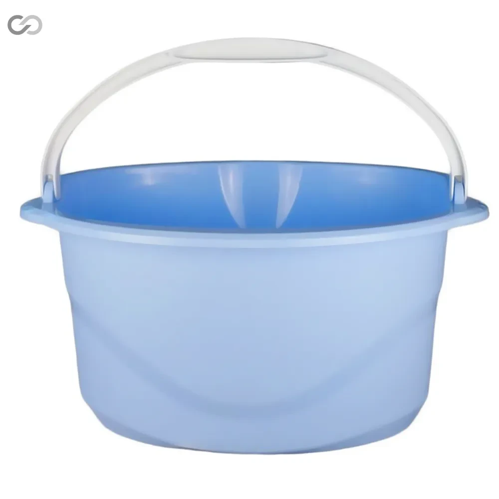 Відро господарське овальне SoloPlast ВО-16 пластикове з ручкою 16 л (28144615) - фото 2