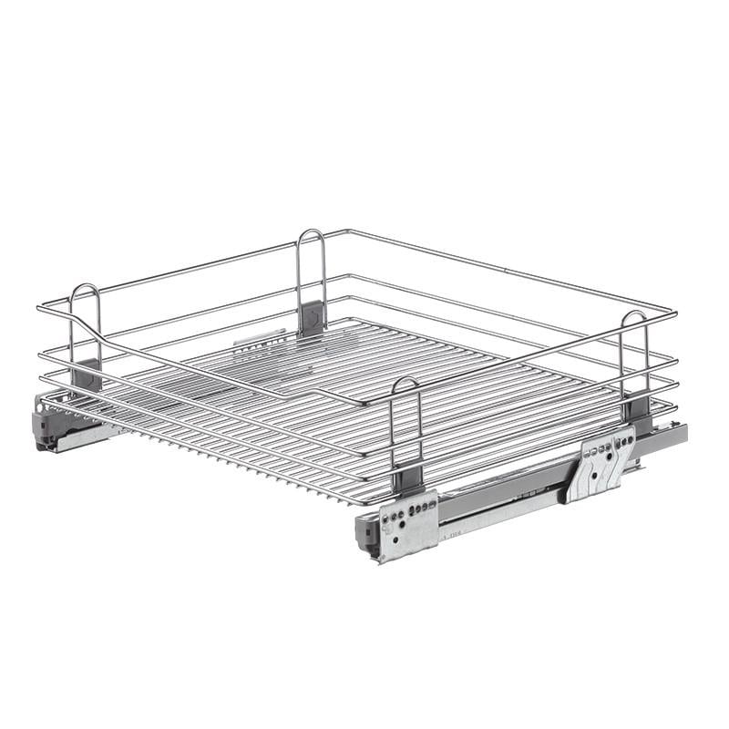 Корзина для посуды Vibo выдвижная 200x600 мм Хром (CCATGM60C)