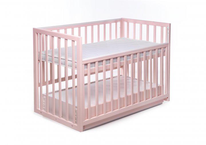 Ліжечко трансформер дитяче CHARIVNE з ящиком Кораловий - фото 3 Ліжечко трансформер дитяче CHARIVNE з ящиком Кораловий - фото 3