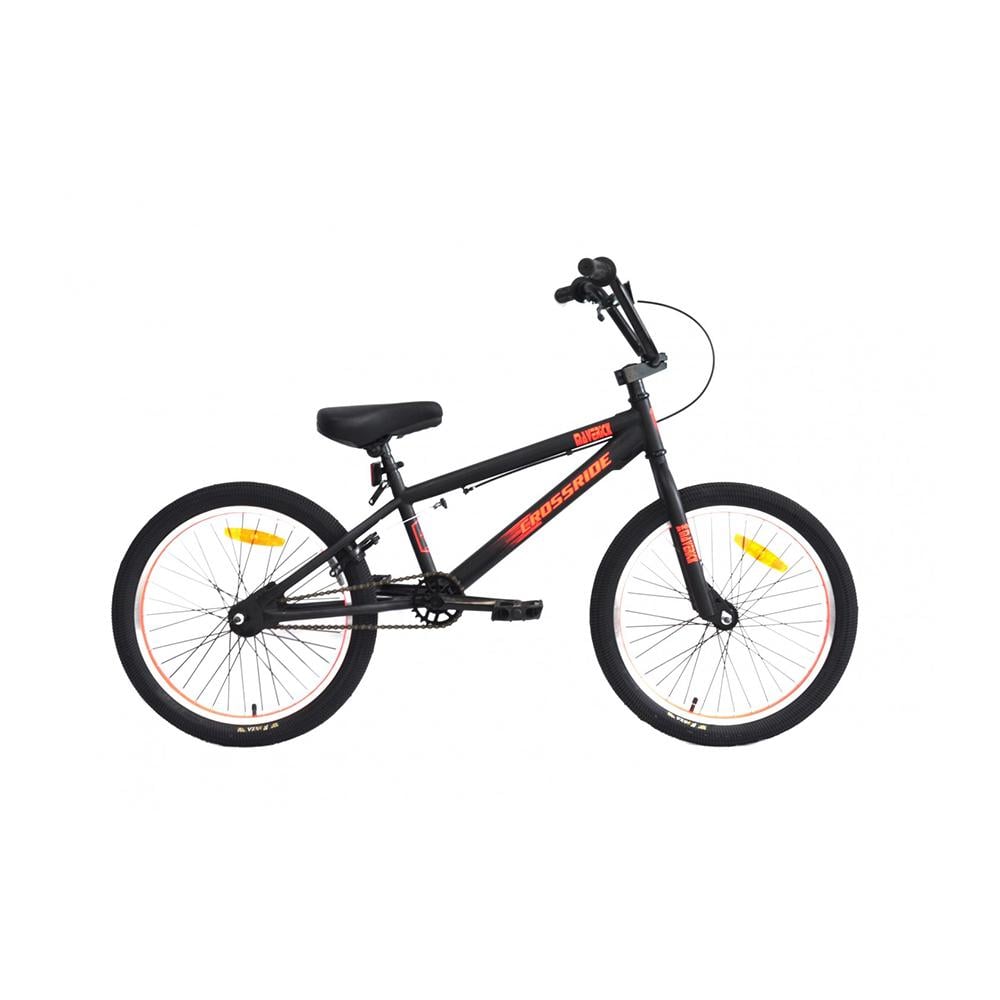 Велосипед Crossride Maverick 20" 2021 Черно-оранжевый (ard-0481-П)