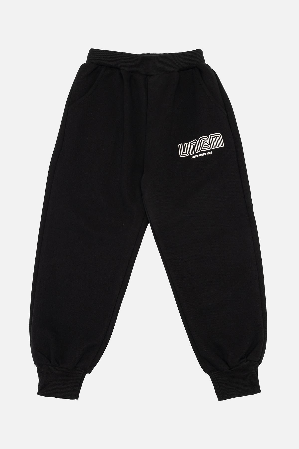 Брюки спортивные для мальчика 110 см Черный (SKT000986940)