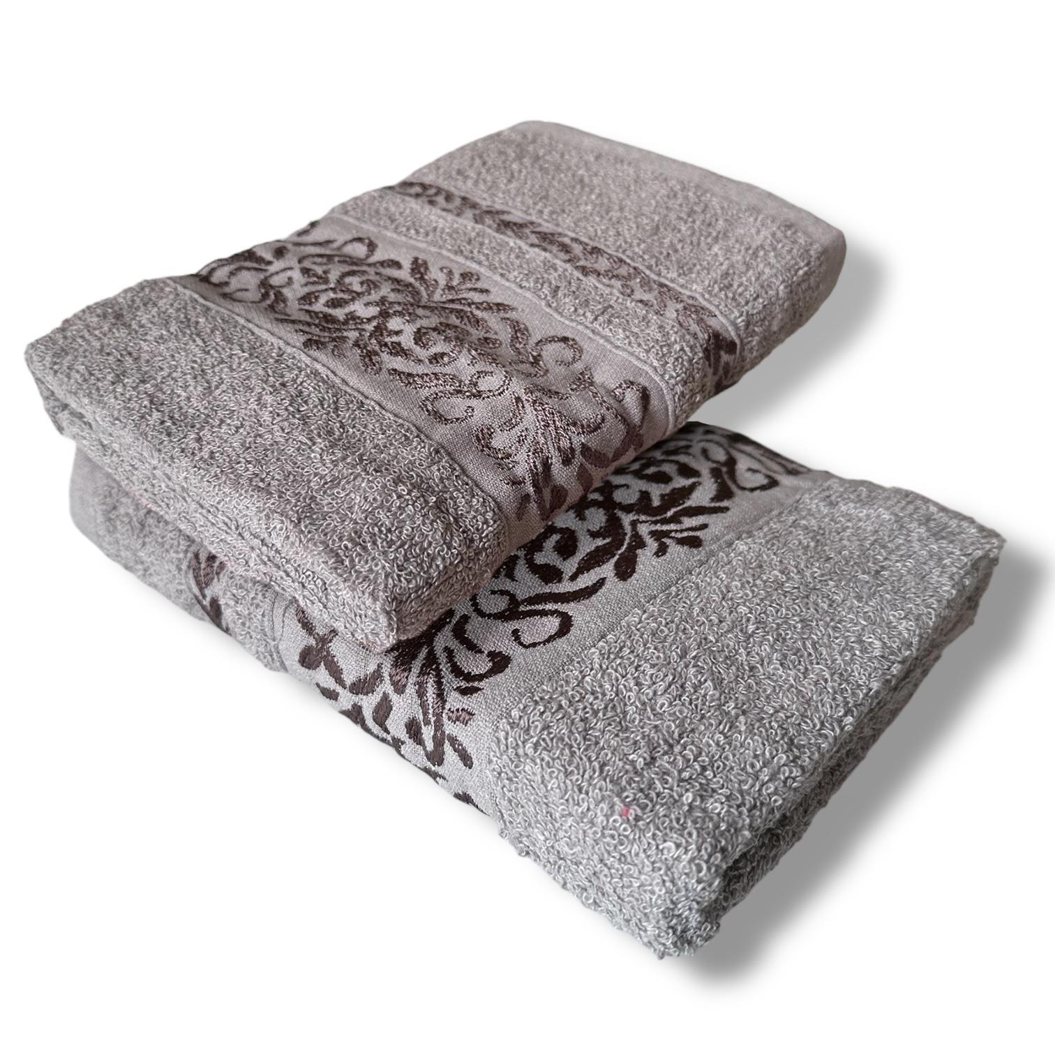 Рушник махровий Malloory Home 70x140 см Сірий (68-15-180-3) - фото 2 Рушник махровий Malloory Home 70x140 см Сірий (68-15-180-3) - фото 2