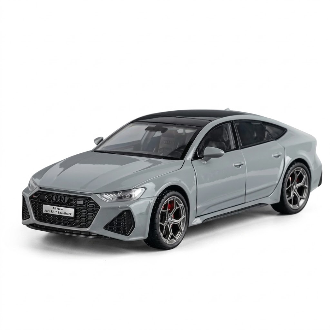 Игрушечная машинка Audi RS7 в масштабе 1:24 со световыми и звуковыми эффектами инерционна (MG00048-1)