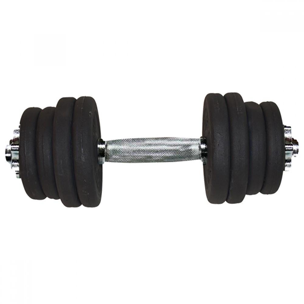 Гантель IVN набірна сталева 21 кг (A00315) - фото 1 Гантель IVN набірна сталева 21 кг (A00315) - фото 1