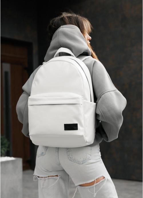 Городской рюкзак женский Sambag с отделением под ноутбук Белый (5450281346)