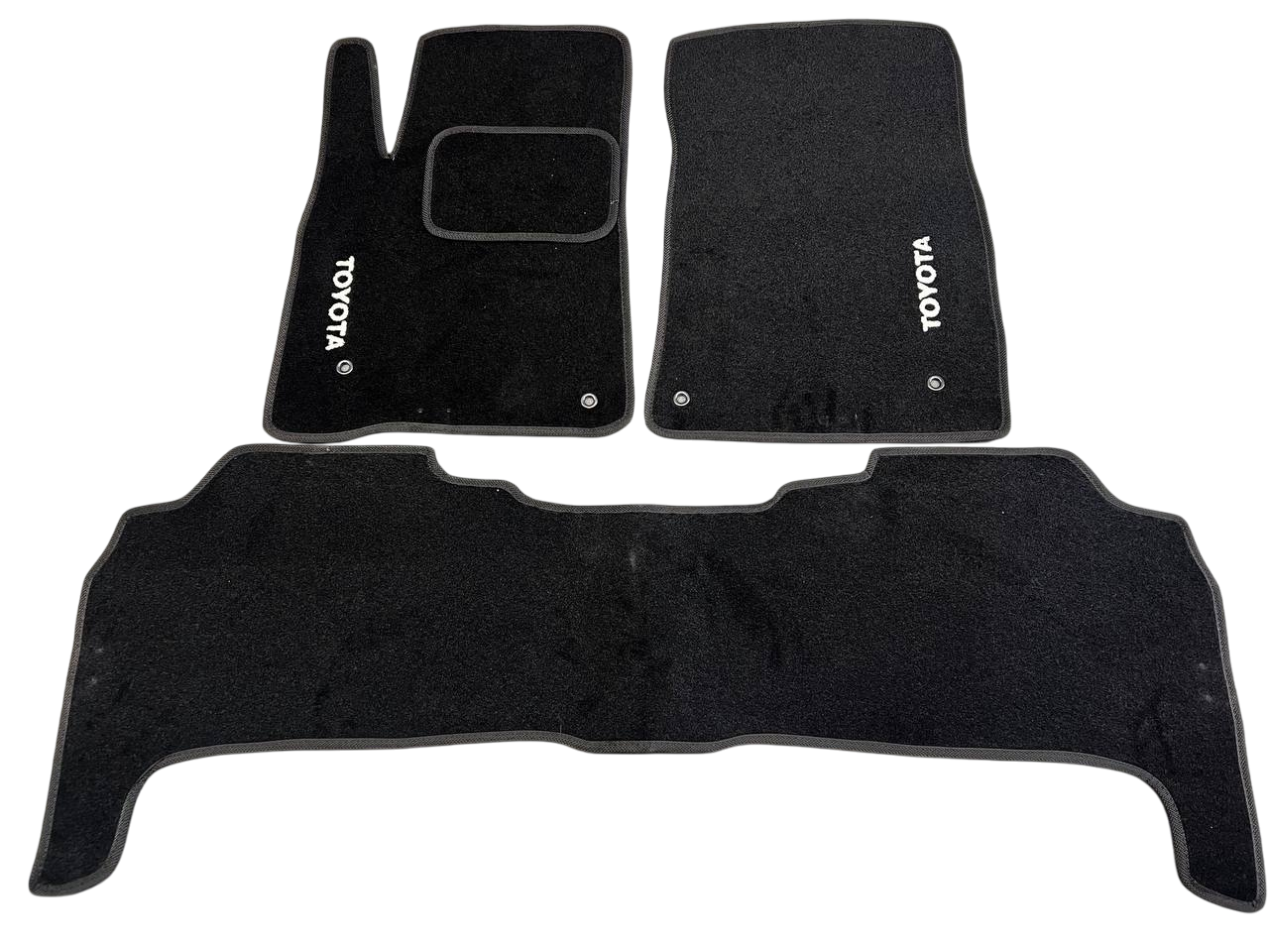 Коврики в салон ворсовые для Toyota Land Cruiser 200 2007-2012 5 шт. Черный (27326679)