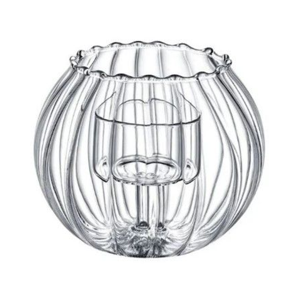 Подсвечник круглый Wilmax Thermo Segment на 1 свечу 10х8 см (dff5c8d5)