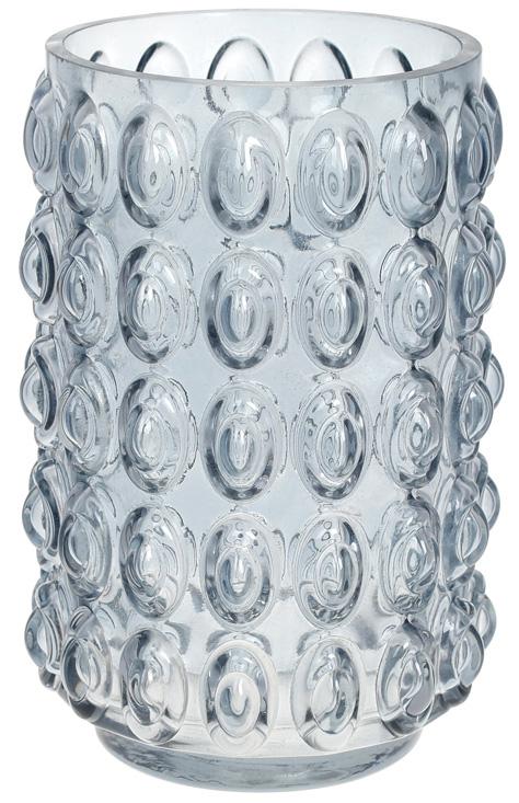 Ваза декоративная Ancient Glass Bubbles 22х15 см стекло Голубой (BD-591-321)