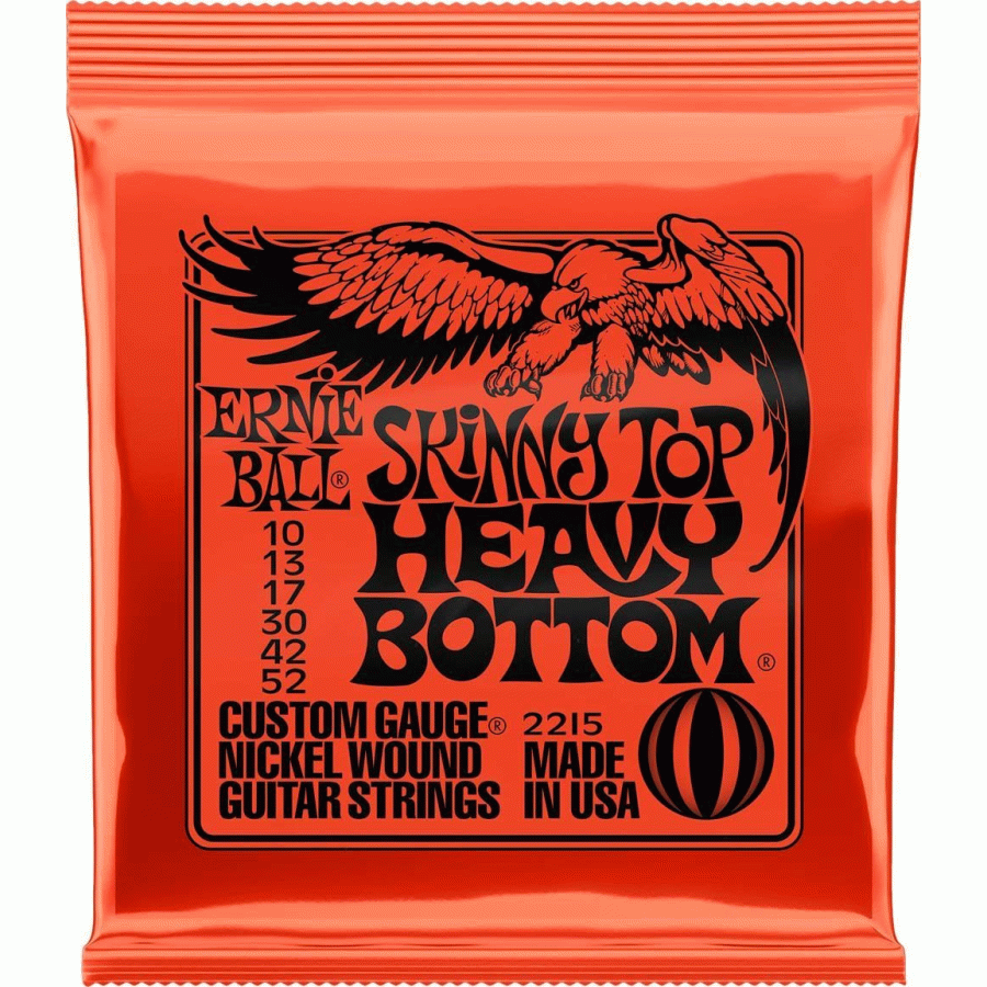 Струны для электрогитары Ernie Ball 2215 10-52 Skinny Top Heavy Bottom (2215) Струны для электрогитары Ernie Ball 2215 10-52 Skinny Top Heavy Bottom (2215)