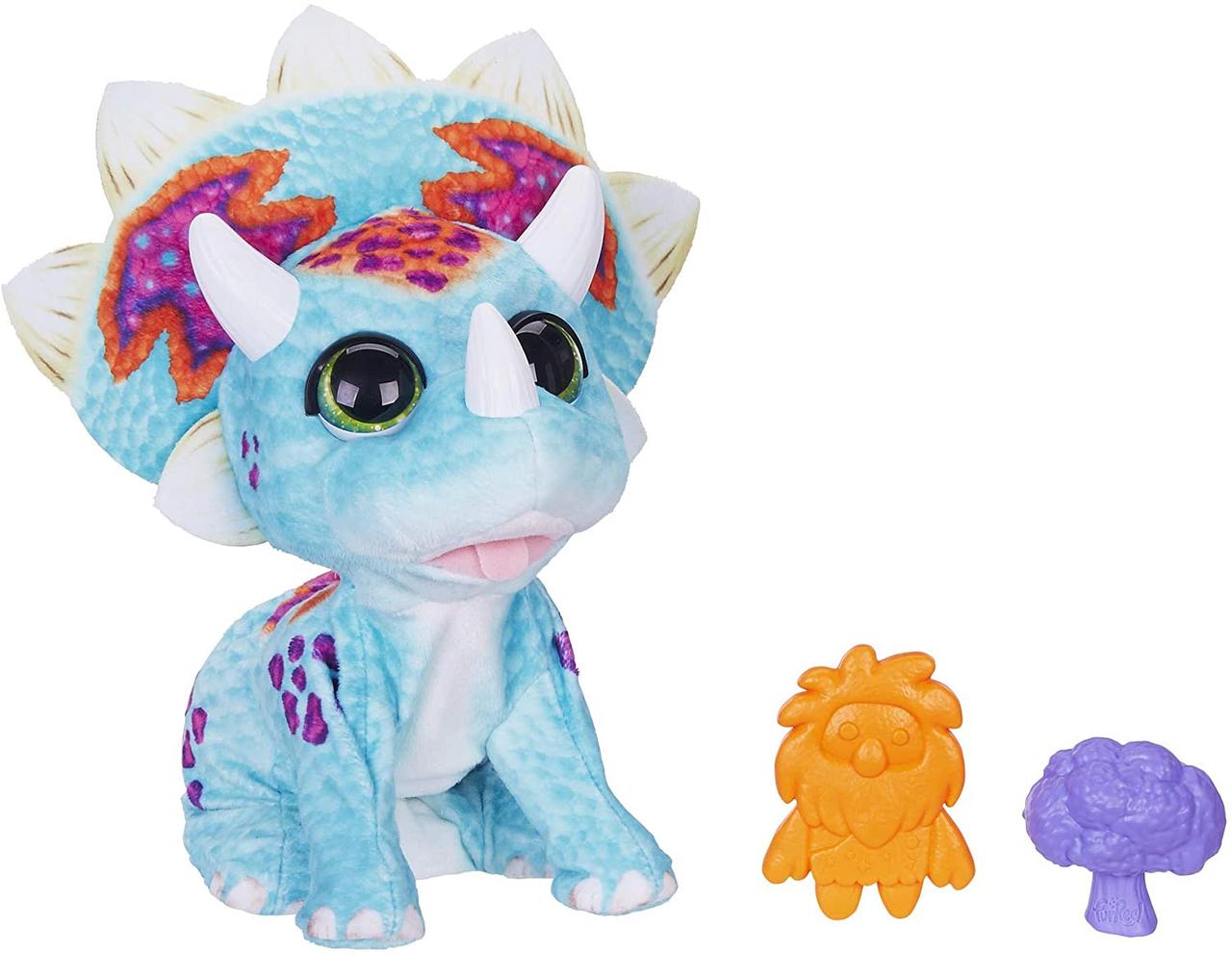 Іграшка інтерактивна Hasbro FurReal friends Frr Hoppin Topper Динозавр трицератопс (E7963)