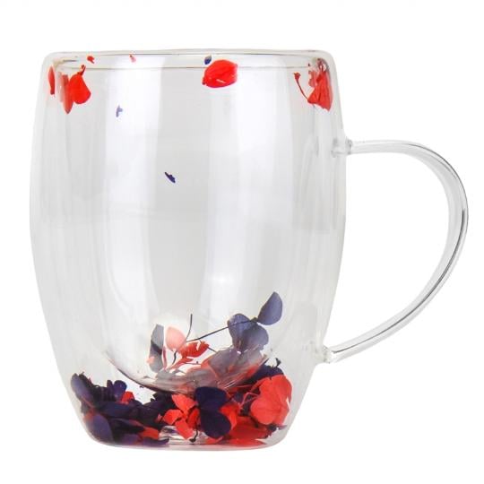 Стакан с двойными стенками и ручкой Elisey Сухоцветы 3 300 мл (9095-006)