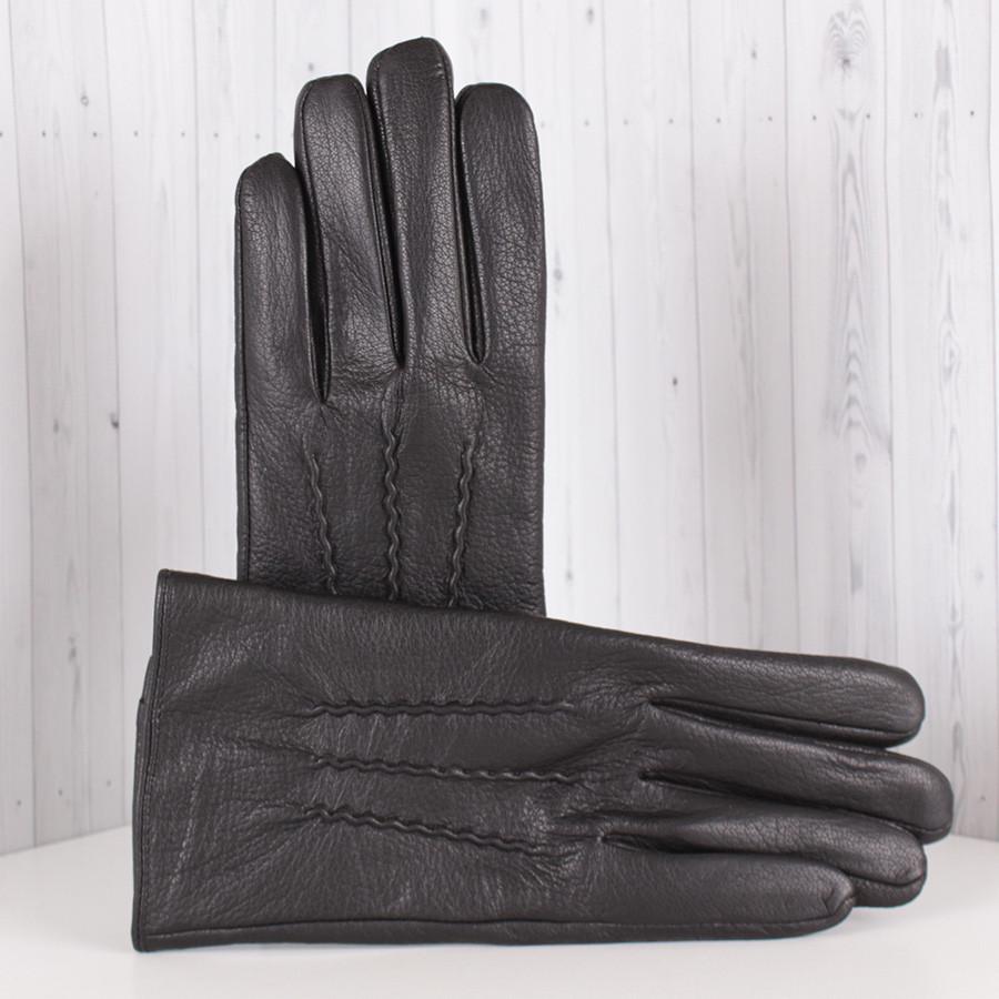 Рукавички чоловічі шкіряні LM076-1 демісезонні S/9"/20 см (2812605049)