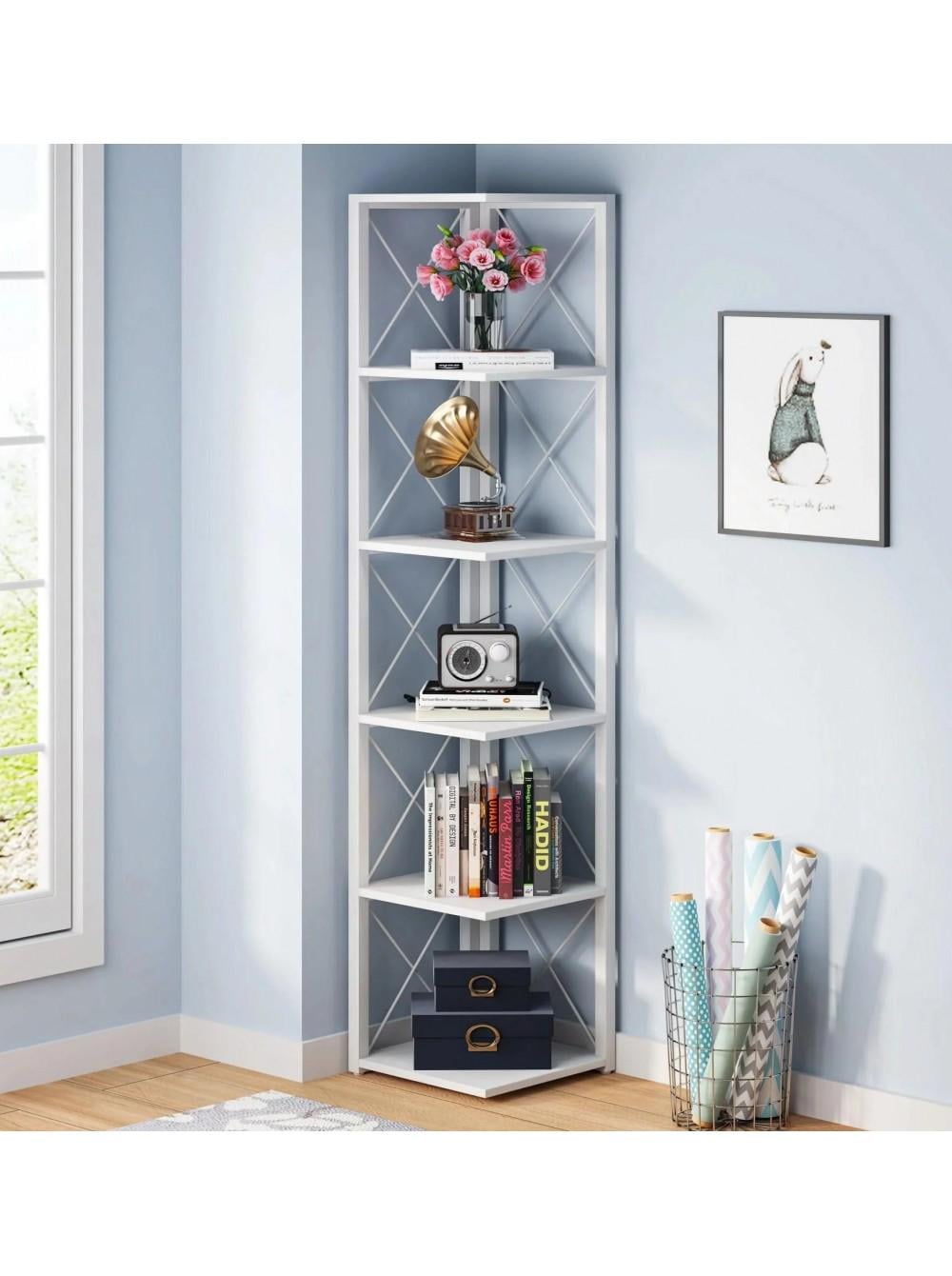 Стеллаж угловой MSM Etagere 6-ярусный Белый (F1850-1)