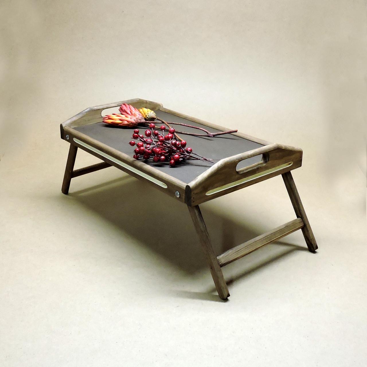 Столик-поднос для завтрака из дерева Флорида Махагон (СТП-000439)