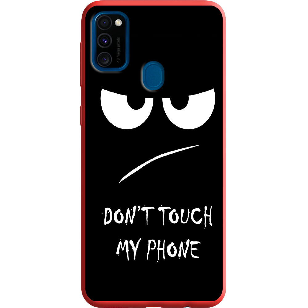 Чехол с рисунком Boxface Samsung M307 Galaxy M30s Don't Touch my Phone Красный силикон (38209-up535-38660)