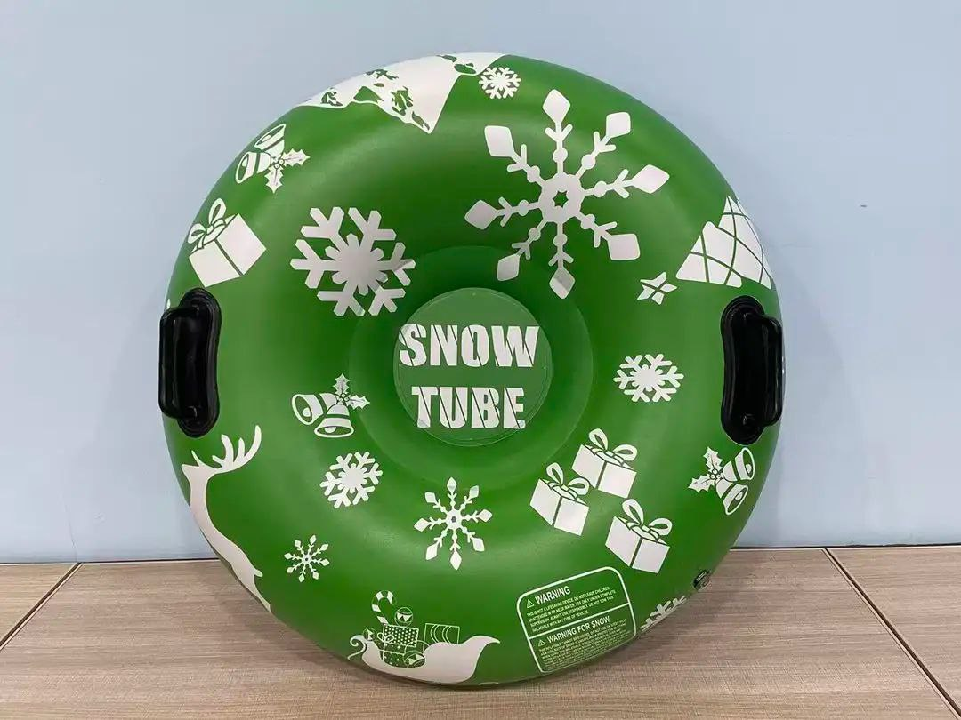 Тюбінг надувний для снігу 90 см Зелений (Т-90) - фото 2 Тюбінг надувний для снігу 90 см Зелений (Т-90) - фото 2