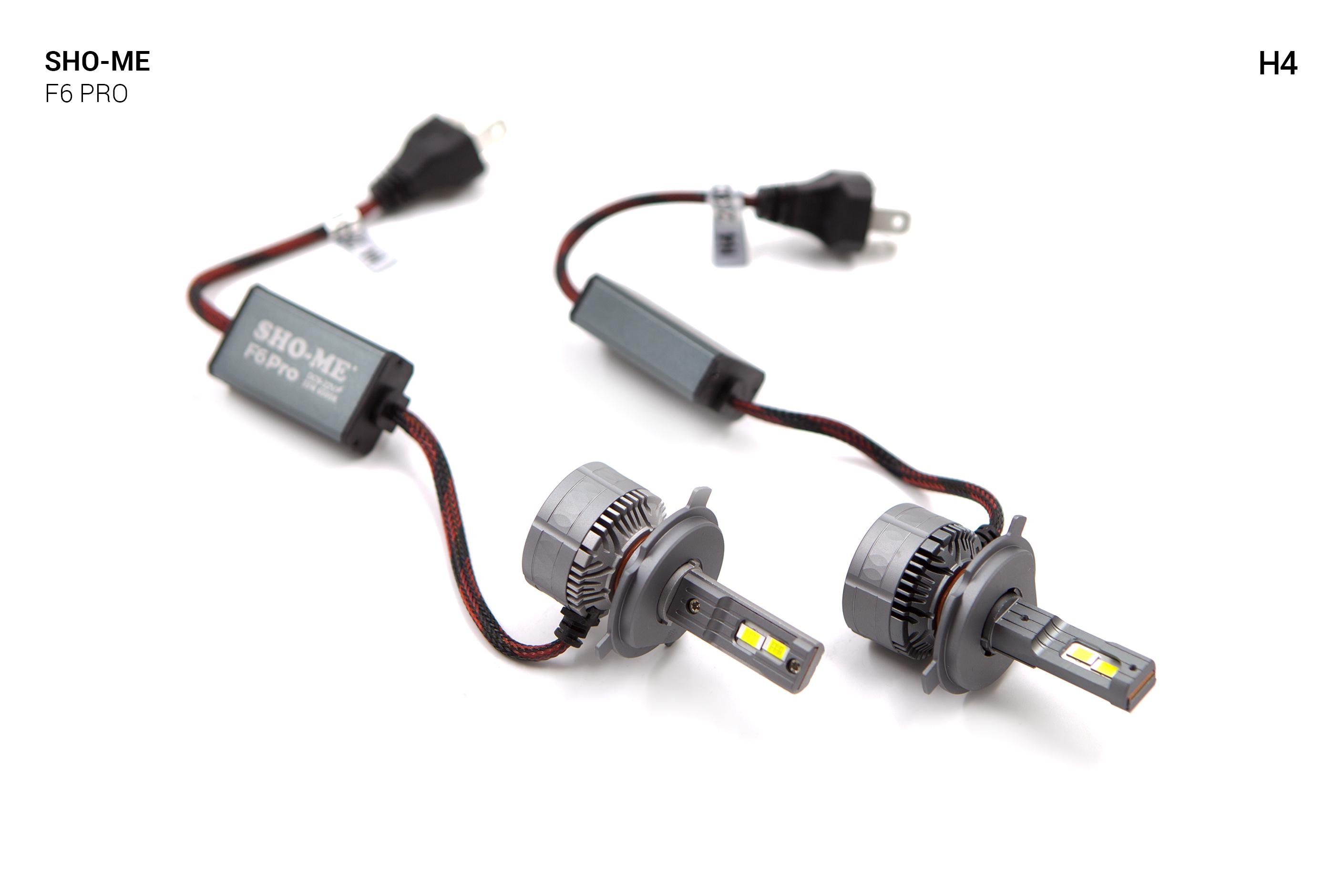 Автолампи Sho-Me F6-Pro H4 LED 35W 2 шт. - фото 2