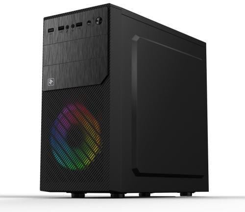 Корпус 2E BASIS без БЖ Mini Tower/для Micro ATX/Mini ITX/2xUSB 2.0/1xUSB 3.0/1x120 ARGB Fan/191x358x361 мм Чорний (2881183195)