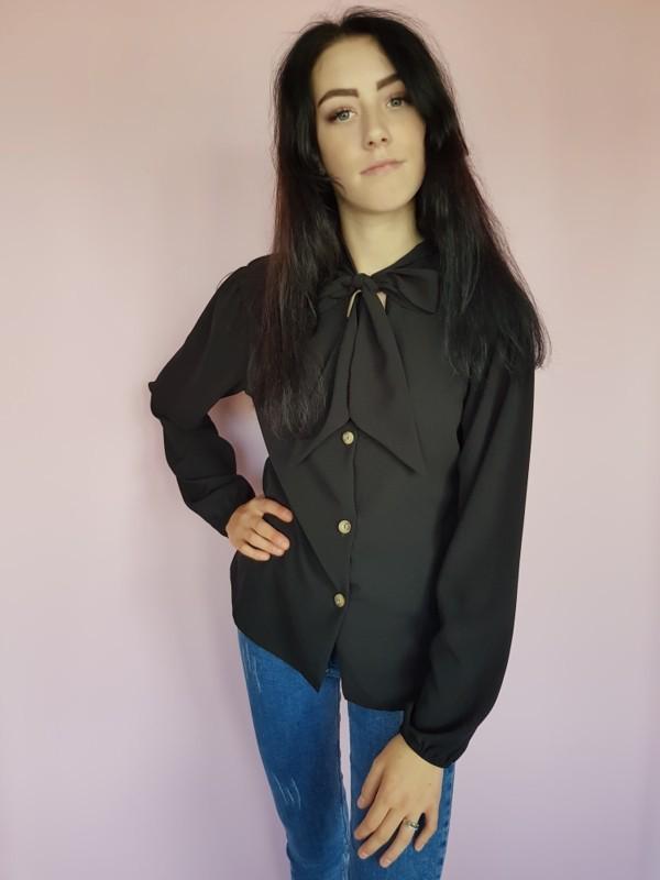 Блуза на пуговицах Boohoo 10385 M Черный - фото 4 Блуза на пуговицах Boohoo 10385 M Черный - фото 4