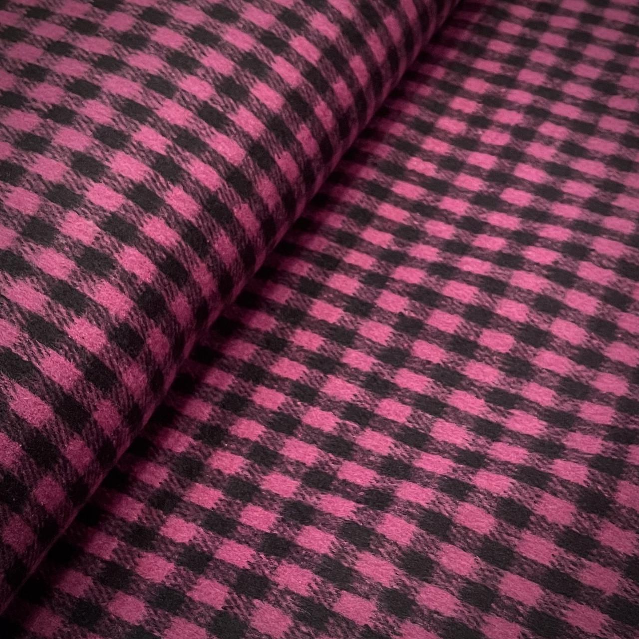 Ткань пальтовая в клетку Розовый (24479366) Ткань пальтовая в клетку Розовый (24479366)