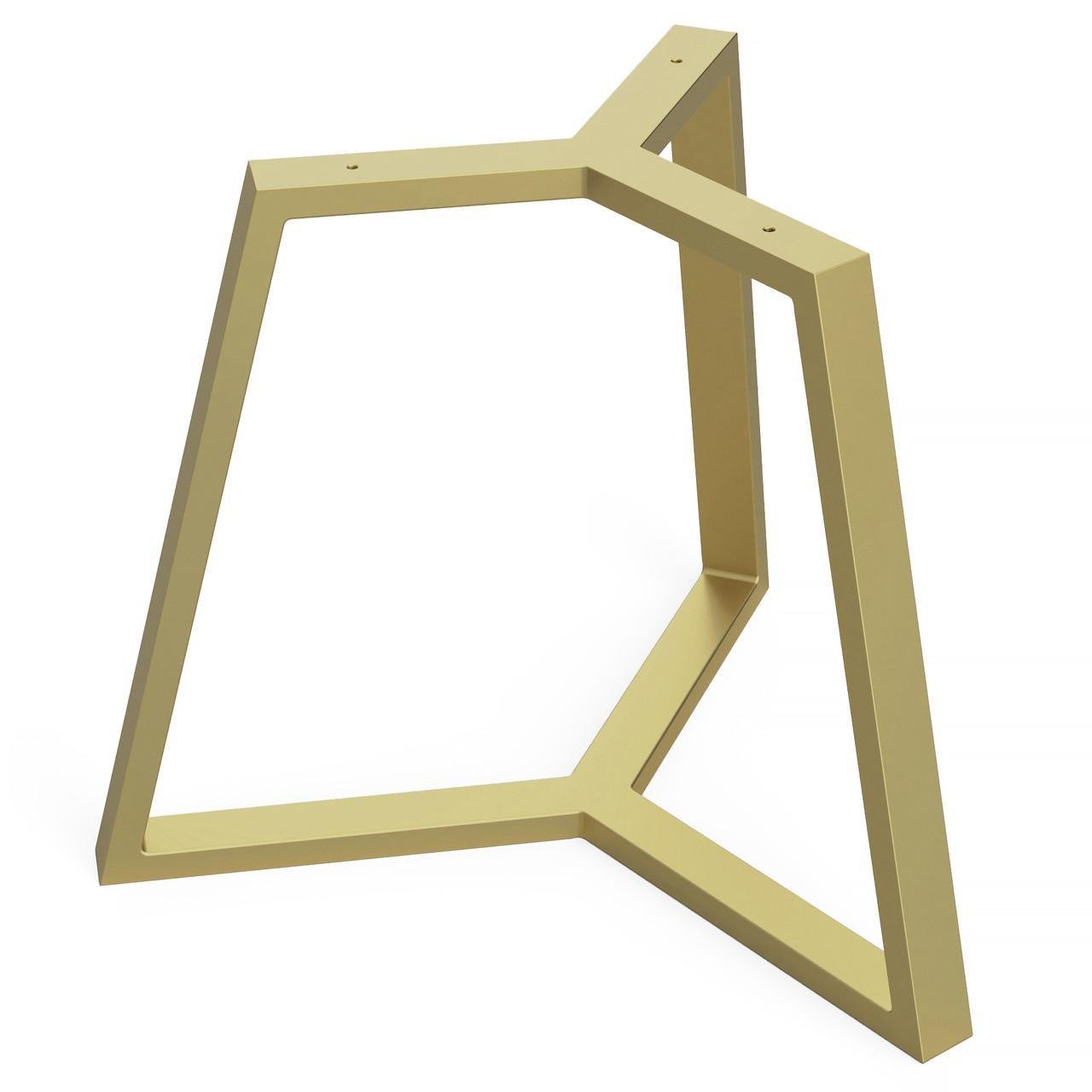 Каркас для журнального стола из металла Ø 600 мм H 440 мм Золотой (1072) Каркас для журнального стола из металла Ø 600 мм H 440 мм Золотой (1072)