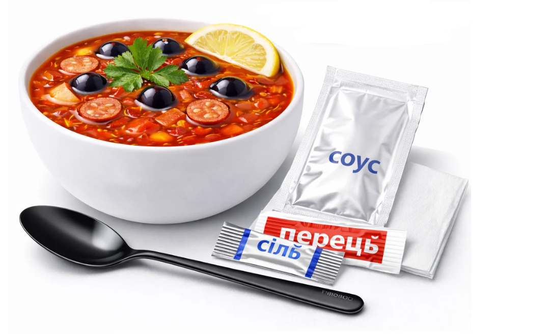 Сет Солянка збірна/м’ясна в реторт-пакуванні/прибори та соус 400 г