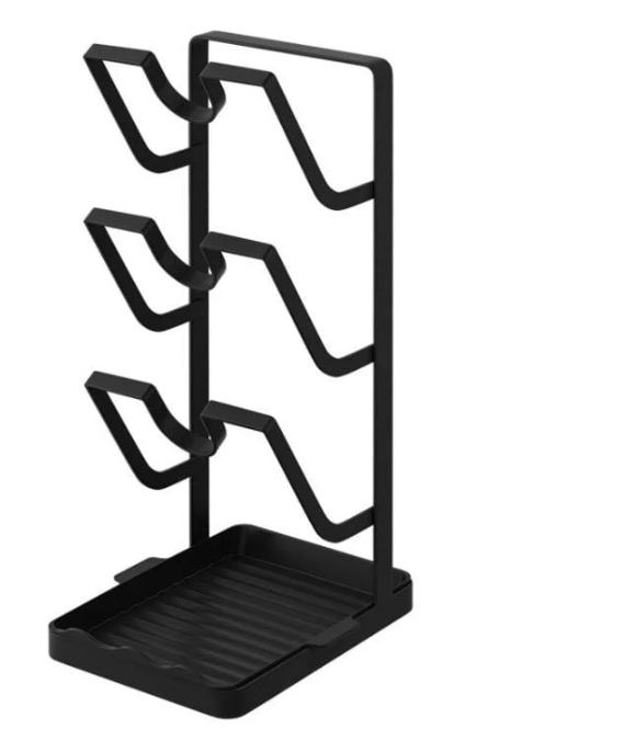 Підставка для кришок 14824 13х18х33,5 см Чорний (4996637)