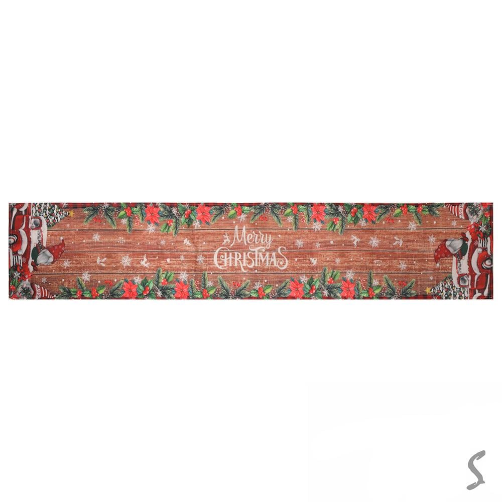 Дорожка-раннер на стол новогодняя 33х180 см (R34067) - фото 2 Дорожка-раннер на стол новогодняя 33х180 см (R34067) - фото 2