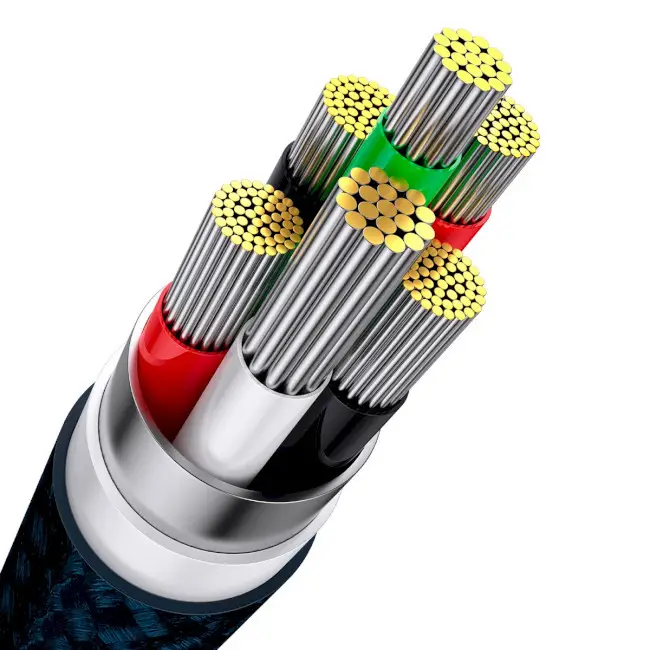 Кабель BASEUS Flash Series II 3в1 Cable USB to MicroUSB/Lightning/Type-C CASS030003 100W 1,2 м Blue - фото 4