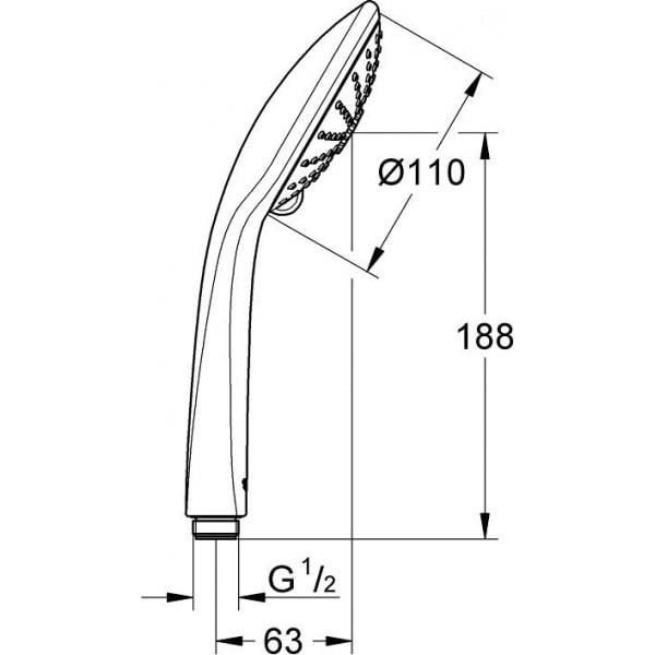 Душова система Grohe Grohtherm SmartControl (34721000) - фото 7