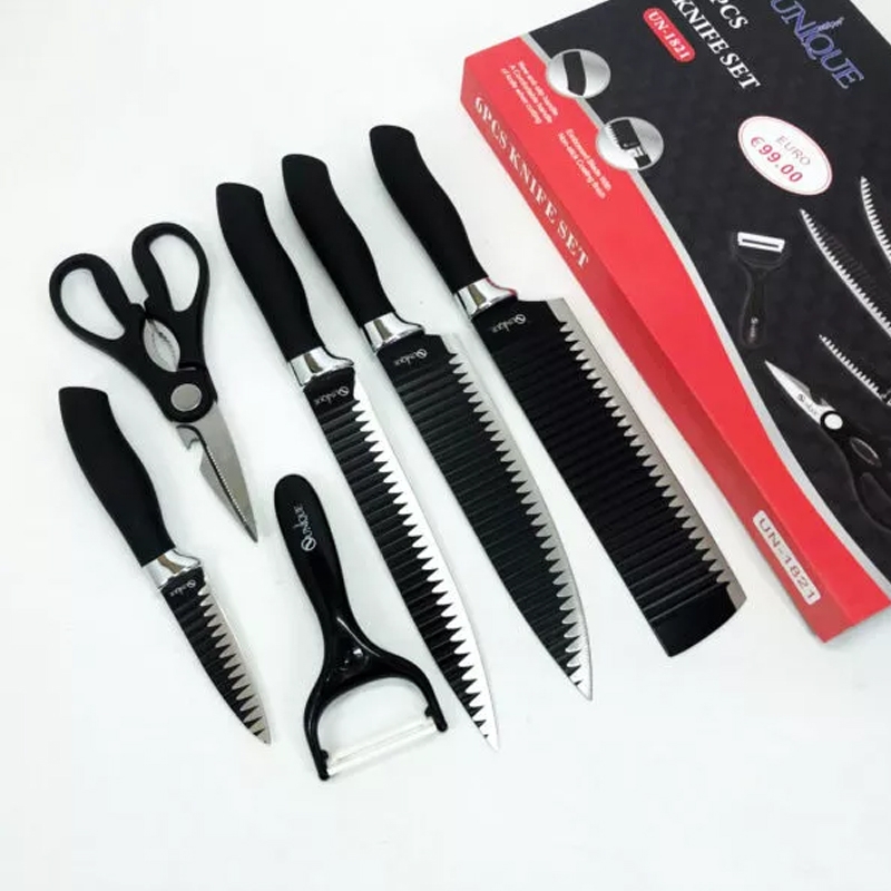 Набір ножів UNIQUE UN-1821 6 шт. (tf7237) - фото 4