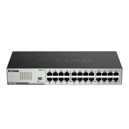 Коммутатор D-Link DGS-1024D/I2A 24xGE неуправляемый Black