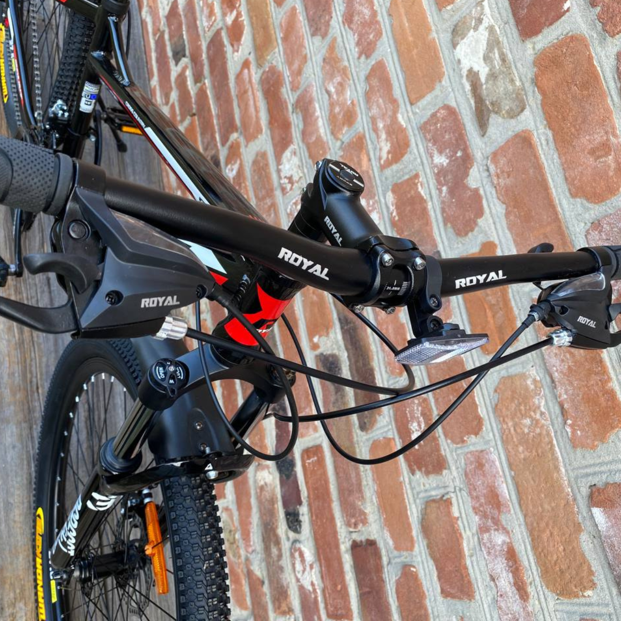 Велосипед AL Royal CUBA 26" 13" рама 2025 Чорно-червоний - фото 6