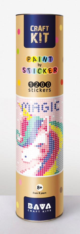 Картина за номерами стікерами Умняшка Єдиноріг в тубусі 33х48 см (RLT13868) - фото 3 Картина за номерами стікерами Умняшка Єдиноріг в тубусі 33х48 см (RLT13868) - фото 3