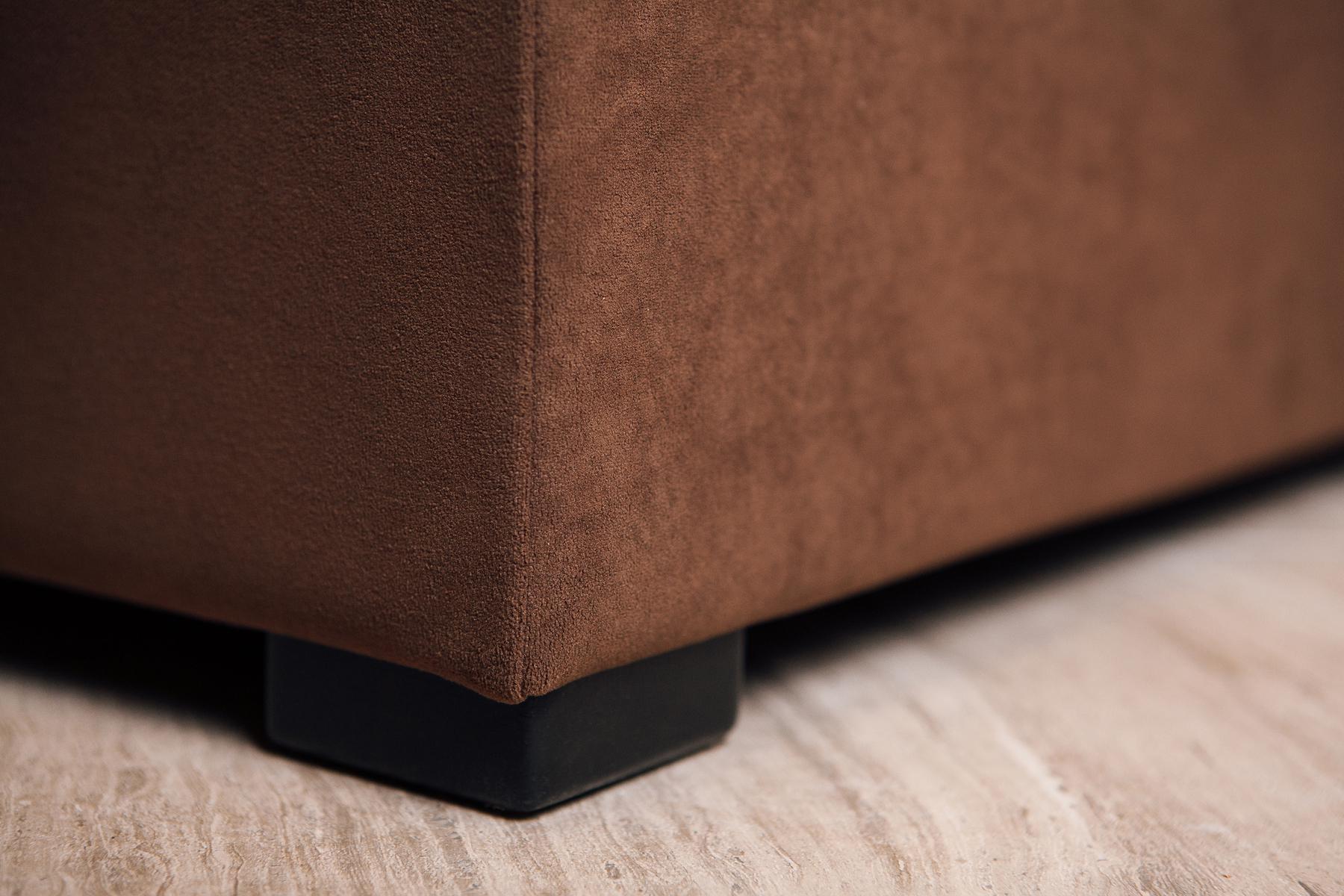 Банкетка з нішею Верона велюр Омега антикіготь 80х40х45 см Коричневий - фото 6 Банкетка з нішею Верона велюр Омега антикіготь 80х40х45 см Коричневий - фото 6