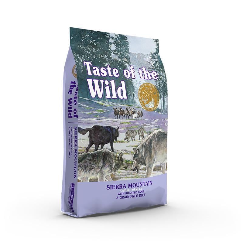 Корм сухой Taste of the Wild Sierra Mountain Canine Formula с запеченным ягненком для собак всех пород на всех стадиях жизни 12,2 кг (0074198614295) - фото 1