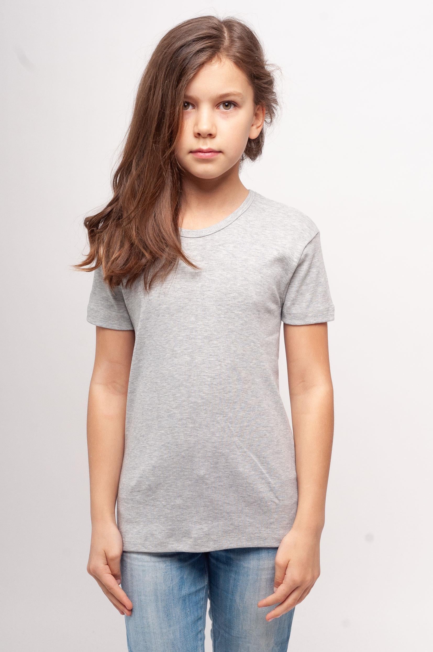 Футболка деская Наталюкс р. 34 122x128 см Серый (2133022045041)
