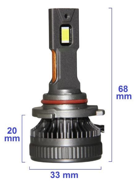 Автолампи QLine DualVision LED 65W HB3 6000K 2 шт. - фото 3 Автолампи QLine DualVision LED 65W HB3 6000K 2 шт. - фото 3