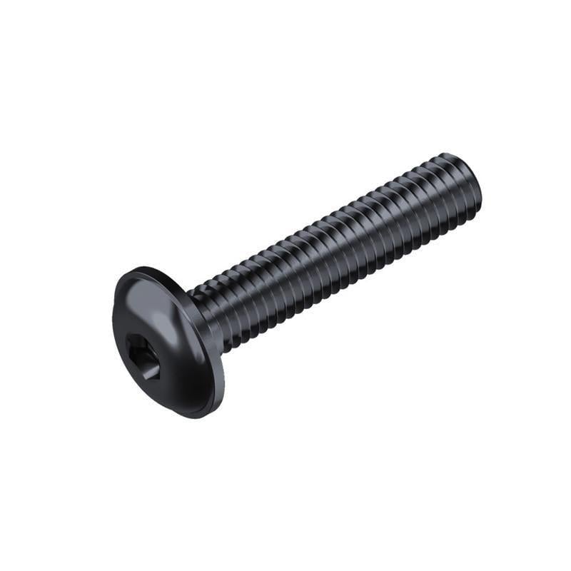 Гвинт з буртиком Metalvis М6х12 10.9 без покриття повне різьблення крок 1 напівкругле HX4 50 шт. (5I20L00005I260120L)