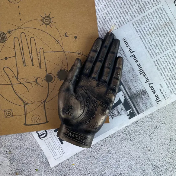 Свеча восковая Рука Хироманта Черный (1209) Свеча восковая Рука Хироманта Черный (1209)