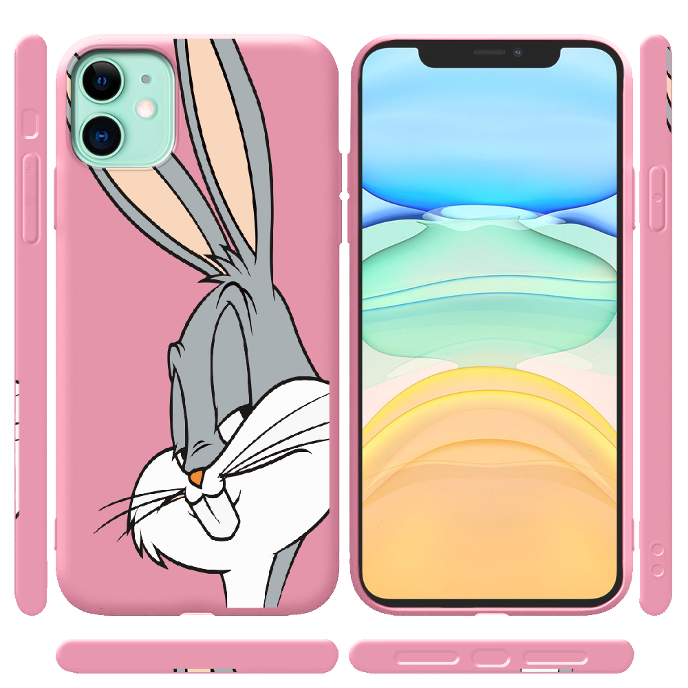 Чехол Boxface iPhone 11 Lucky Rabbit Розовый силикон (38184-bk81-43040) - фото 2