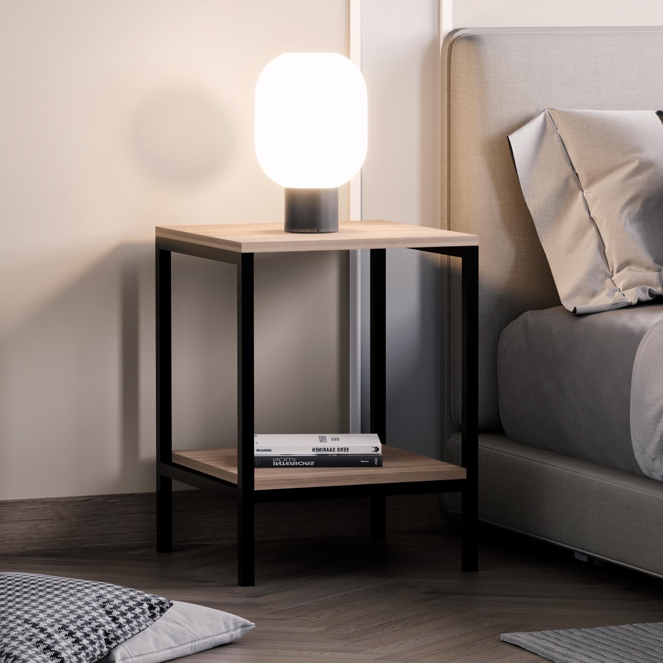 Тумба прикроватная N-15 400х400х532 мм Дуб Сонома