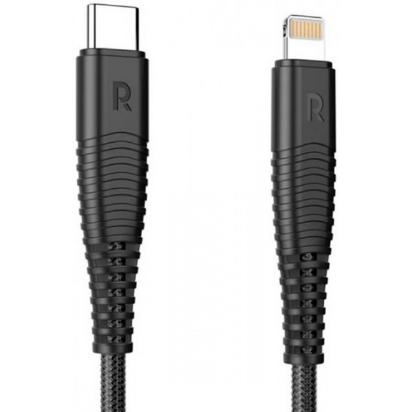 Кабель Ravpower RAVPower Type-C To Lightning 3.3FT/1 м Cable-Black (RP-CB020)