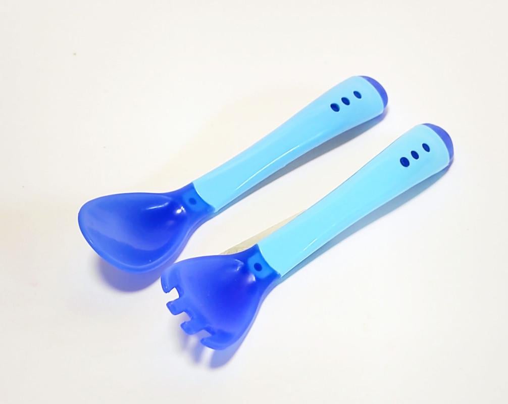 Набор столовых приборов для детей Bimbo 2 пр Синий - фото 7 Набор столовых приборов для детей Bimbo 2 пр Синий - фото 7