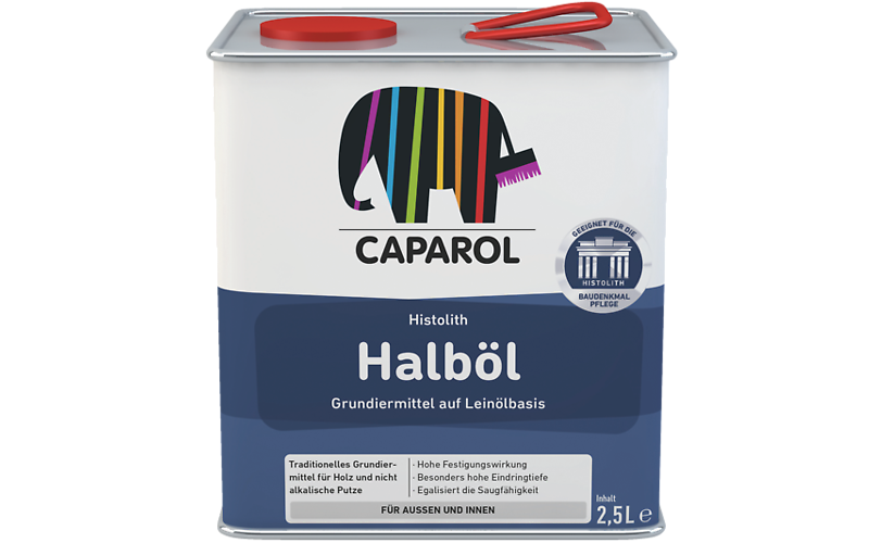 Грунт для древесины льняной Histolith Halböl 2,5 л (2620812974)